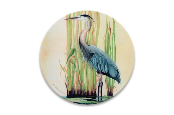 Coasterstone - Blue Heron Coaster Set - The Bowerbird CT