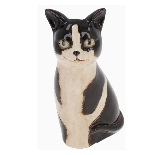 Black and White Cat Vase