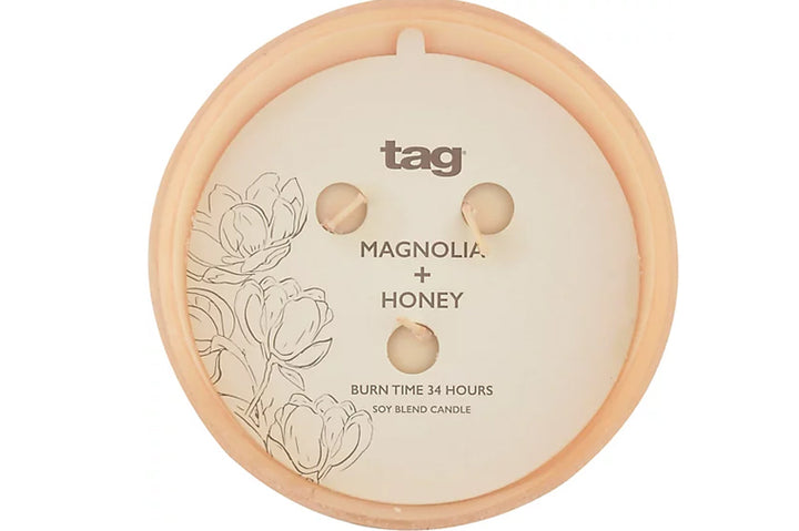 Blush Sunset Magnolia & Honey Candle - TAG