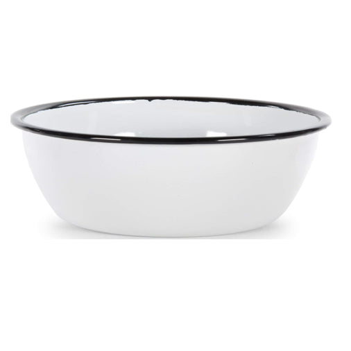 Set of 4- Bowls (Rolled Black Rim)