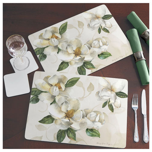 Magnolias Placemats, Set of 4