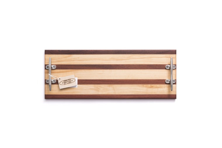 Soundview Millworks - Nautical Cleat Double Handle Serving Board