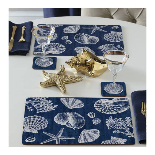 St. Tropez Shells Placemats, Set of 4