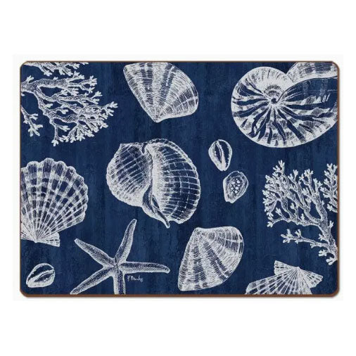 St. Tropez Shells Placemats, Set of 4