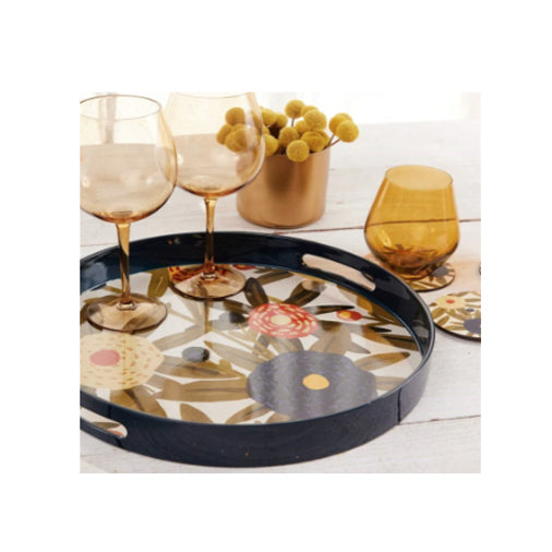 Harvest Sun Round Tray