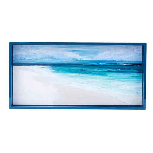 Coastal View Rectangular Serving Tray