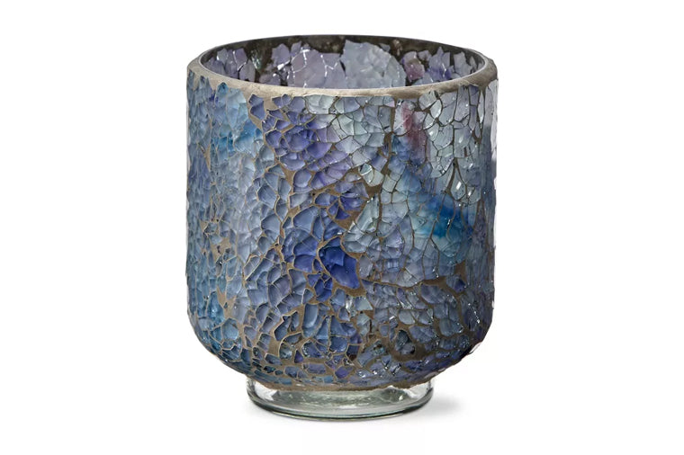 Blue Mosaic Tealight Holder - TAG