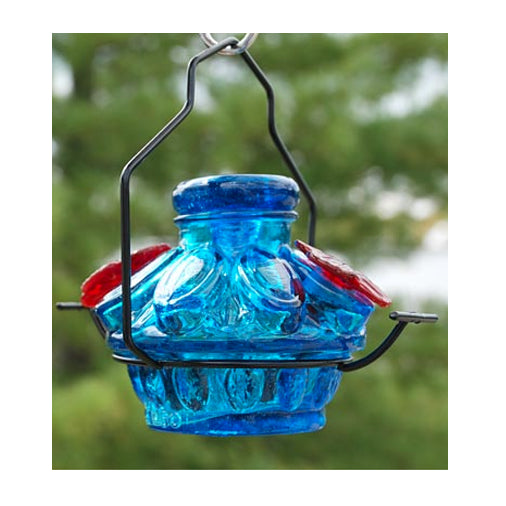 Par-a-Sol - Pot de Creme Hummingbird Feeder - Aqua