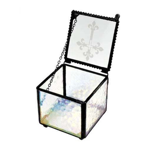 BOX 709 IRIDIZED BOX W/ CROSS