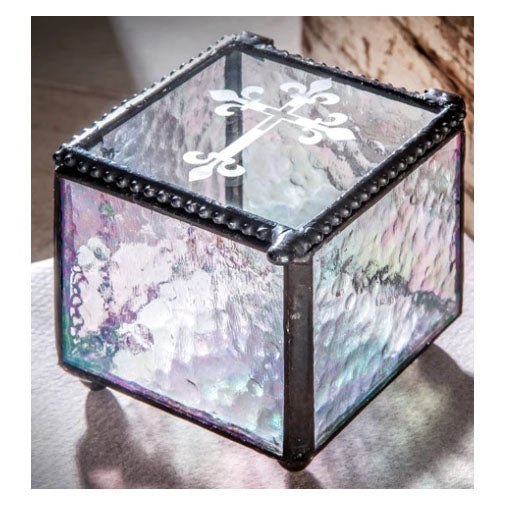 BOX 709 IRIDIZED BOX W/ CROSS