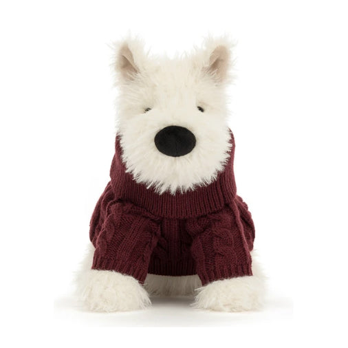 Jellycat Munro Scottie Dog 'Winter Jumper'