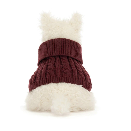 Jellycat Munro Scottie Dog 'Winter Jumper'