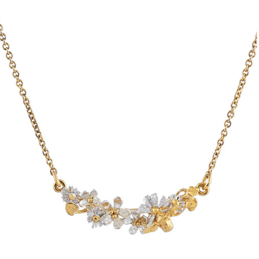 Alex Monroe - Garden Gathering Necklace with Itsy Bitsy Bee