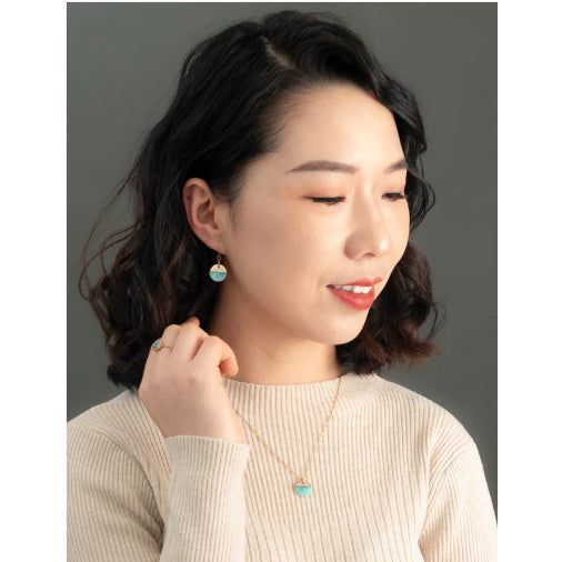 Refresh Earrings in Aqua