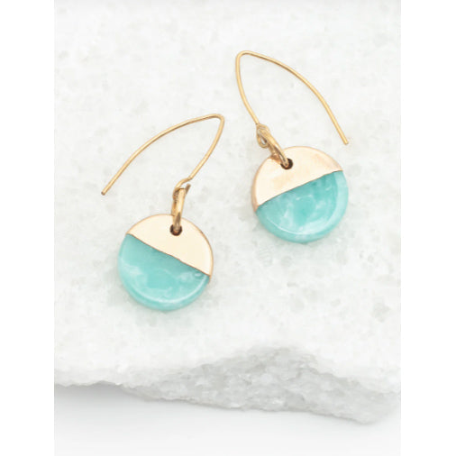 Refresh Earrings in Aqua