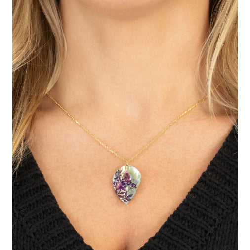 Holly Yashi - Elm Necklace, Sage