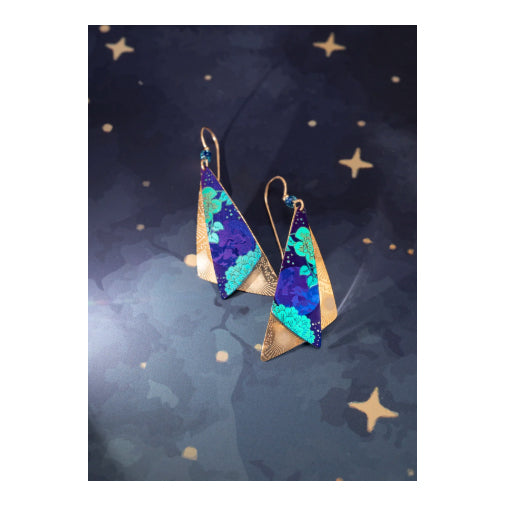 Holly Yashi - Caleen Earrings in Midnight Blue