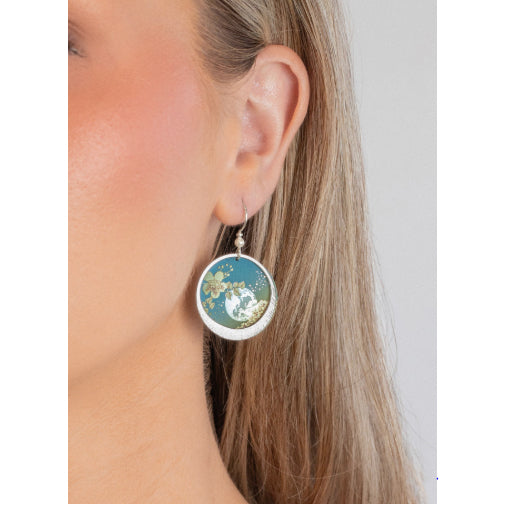 Holly Yashi - Luna Earrings in Celestial Sage