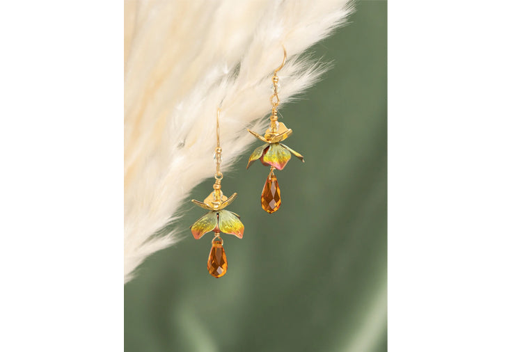 Holly Yashi - Karis Earrings Amber