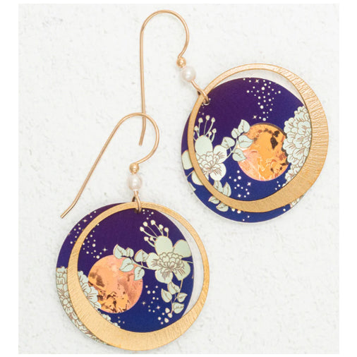Holly Yashi - Luna Earrings in Blue Moon