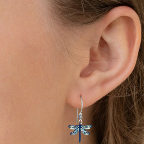 Holly Yashi Dragonfly Dreams Earrings - Indigo