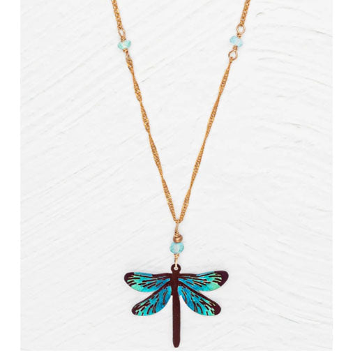 Holly Yashi Dragonfly Dreams Pendant Necklace - Turquoise