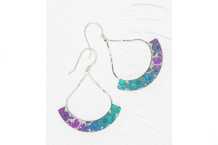 Holly Yashi - Twilight Silver Botanica Earrings