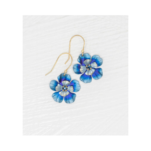 Holly Yashi Blissful Bloom Earrings- Bonnie Blue