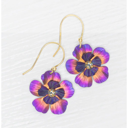 Holly Yashi Blissful Bloom Earrings - Sparkling Fuchsia