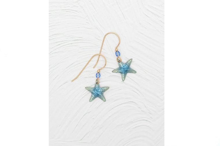 Holly Yashi - Blue Carmel Earrings