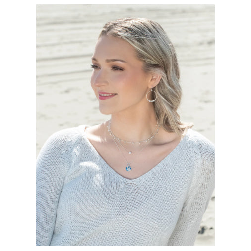 Holly Yashi - Sandra Necklace in Shore Blue