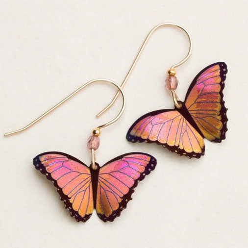 Holly Yashi Bella Butterfly Earrings - Coral