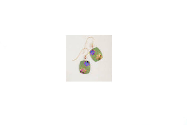 Holly Yashi - Green Meadow Earrings