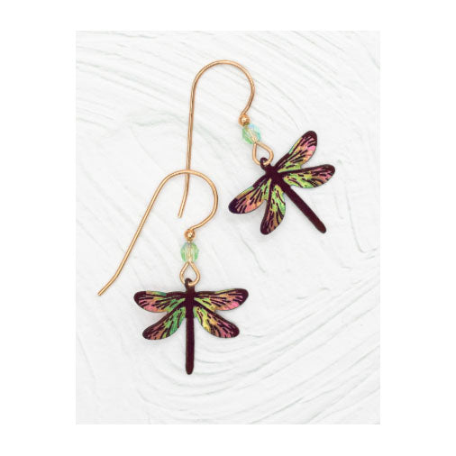 Holly Yashi Dragonfly Dreams Earrings - Green