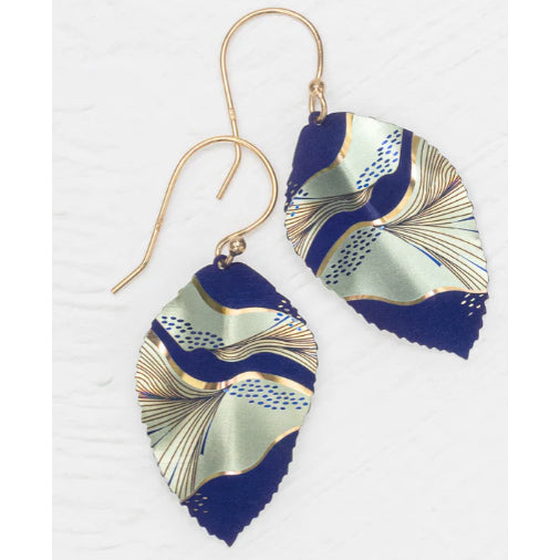 Holly Yashi - Eccentric Elm Earrings - Indigo
