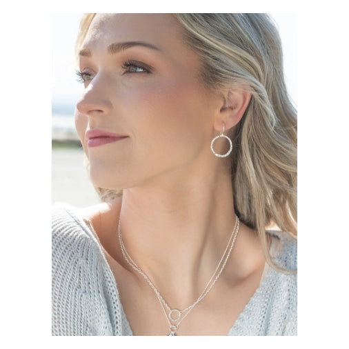 Holly Yashi - Connie Petite Hoop Earrings in Silver