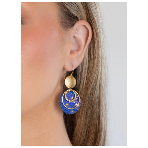Holly Yashi - Atlas Earrings in Midnight Blue
