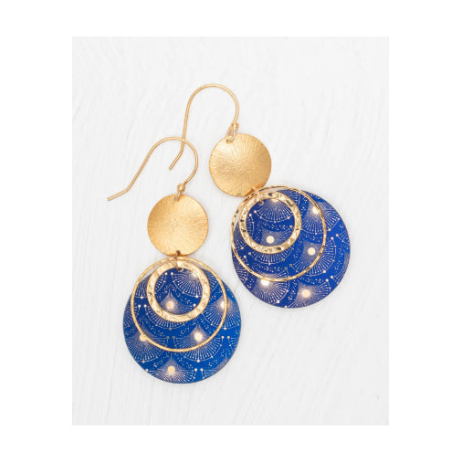 Holly Yashi - Atlas Earrings in Midnight Blue