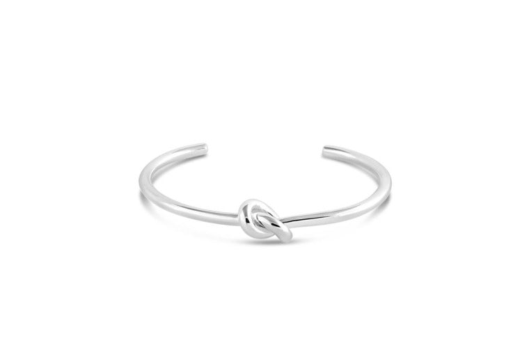 Dune - Knot Cuff Bracelet - Silver