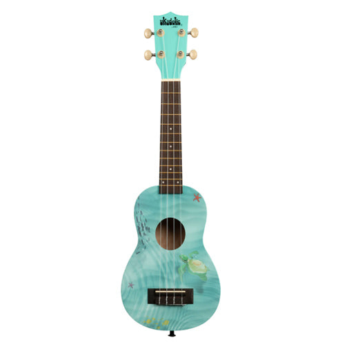 Ukadelic Soprano Ukulele - Seascape - Kala Brand