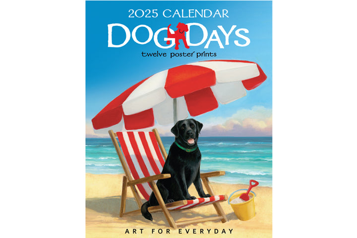 Art for Everyday - Erica Leigh's 2025 Dog Days Desk Calendar 5x7