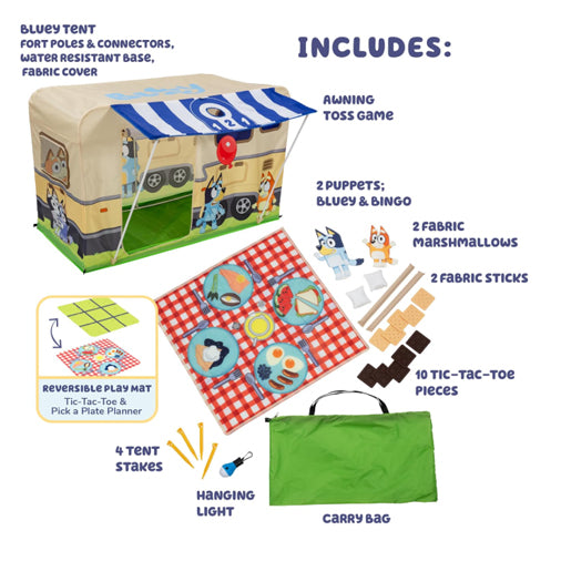 Bluey Camping Activity Fort