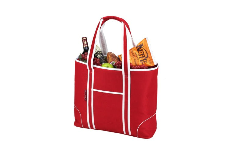 Picnic at Ascot - Extra Large Insulated Cooler Tote - Red