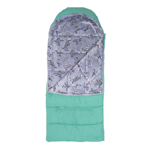 Glow Dino Bones: Sleep-N-Pack: Packable Sleeping Bag