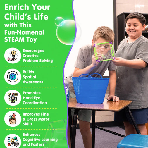 Build A Bubble Montessori 3D Bubble Maker Kit