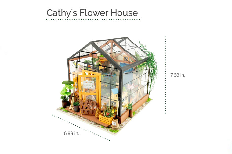 Cathy's Miniature Flower House - Hand's Craft