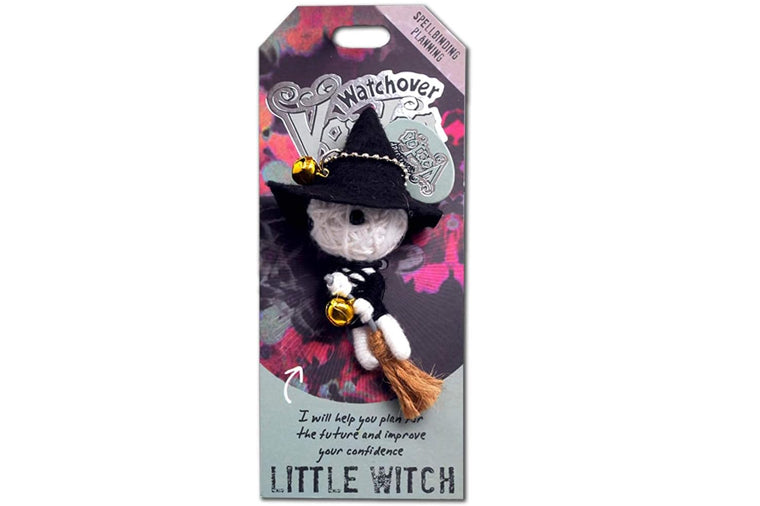 Little Witch Watchover Voodoo Doll Keychain