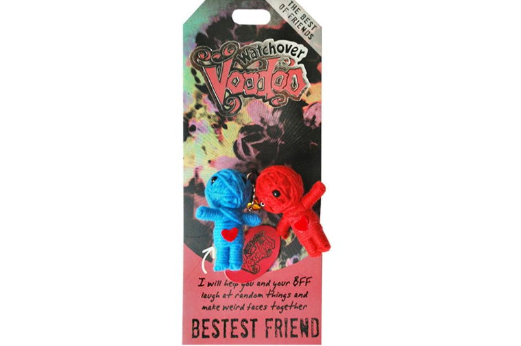 Bestest Friend Watchover Voodoo Doll Keychain