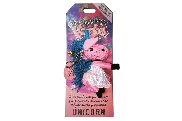 The Unicorn Watchover Voodoo Doll Keychain