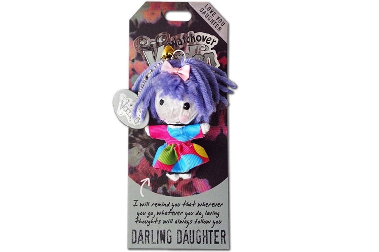 Darling Daughter Watchover Voodoo Doll Keychain